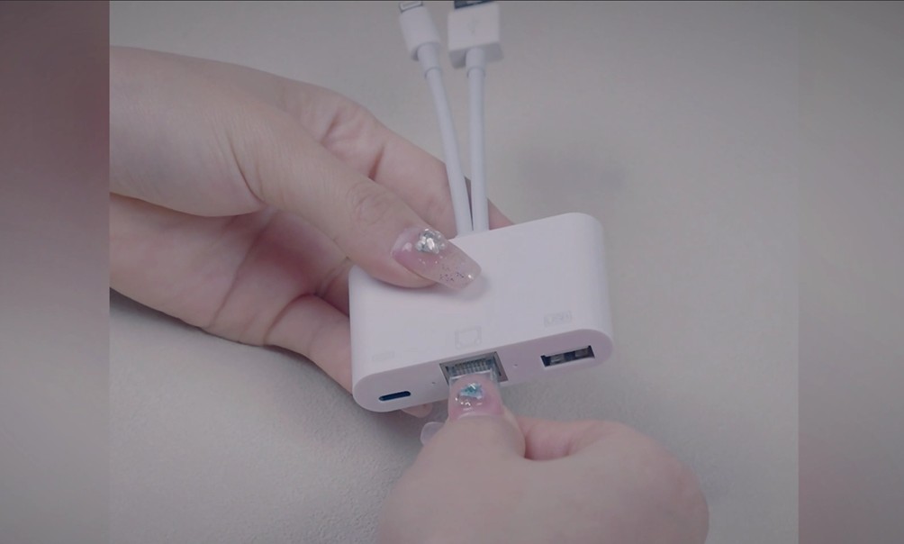 Adattatore fulmini per Ethernet